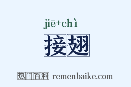 接翅是什么意思的图片